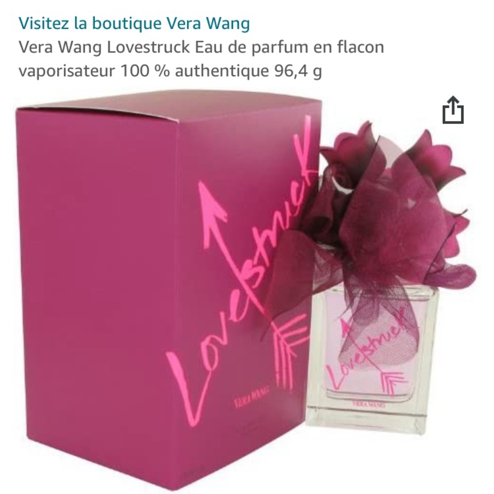 Parfum Vera Wang. Jamais utilisé. 3.4 ml